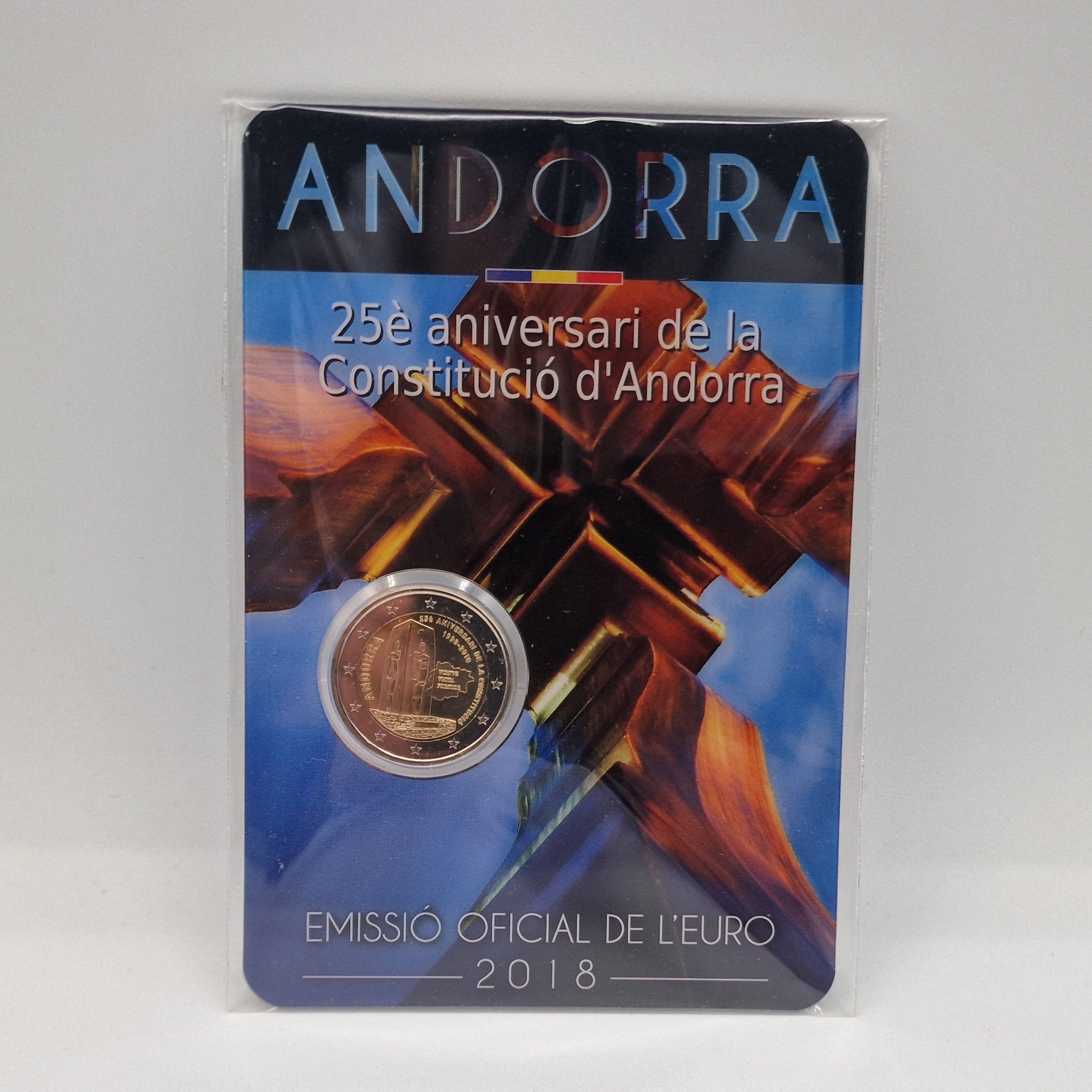 2018 Constituição - 2€ Andorra Coincard